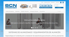 Desktop Screenshot of bcnequipamientos.com